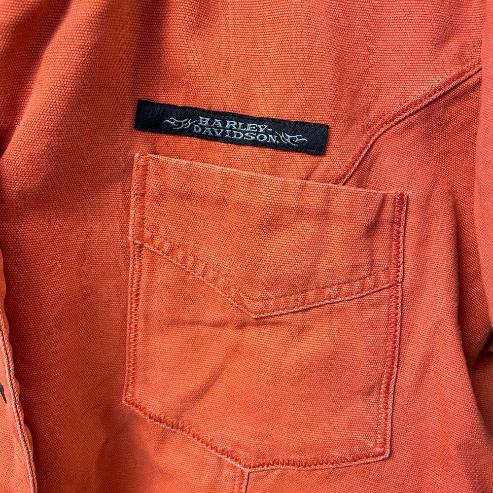 Harley-Davidson Vibrant Orange Shirt - Picture 4 of 8